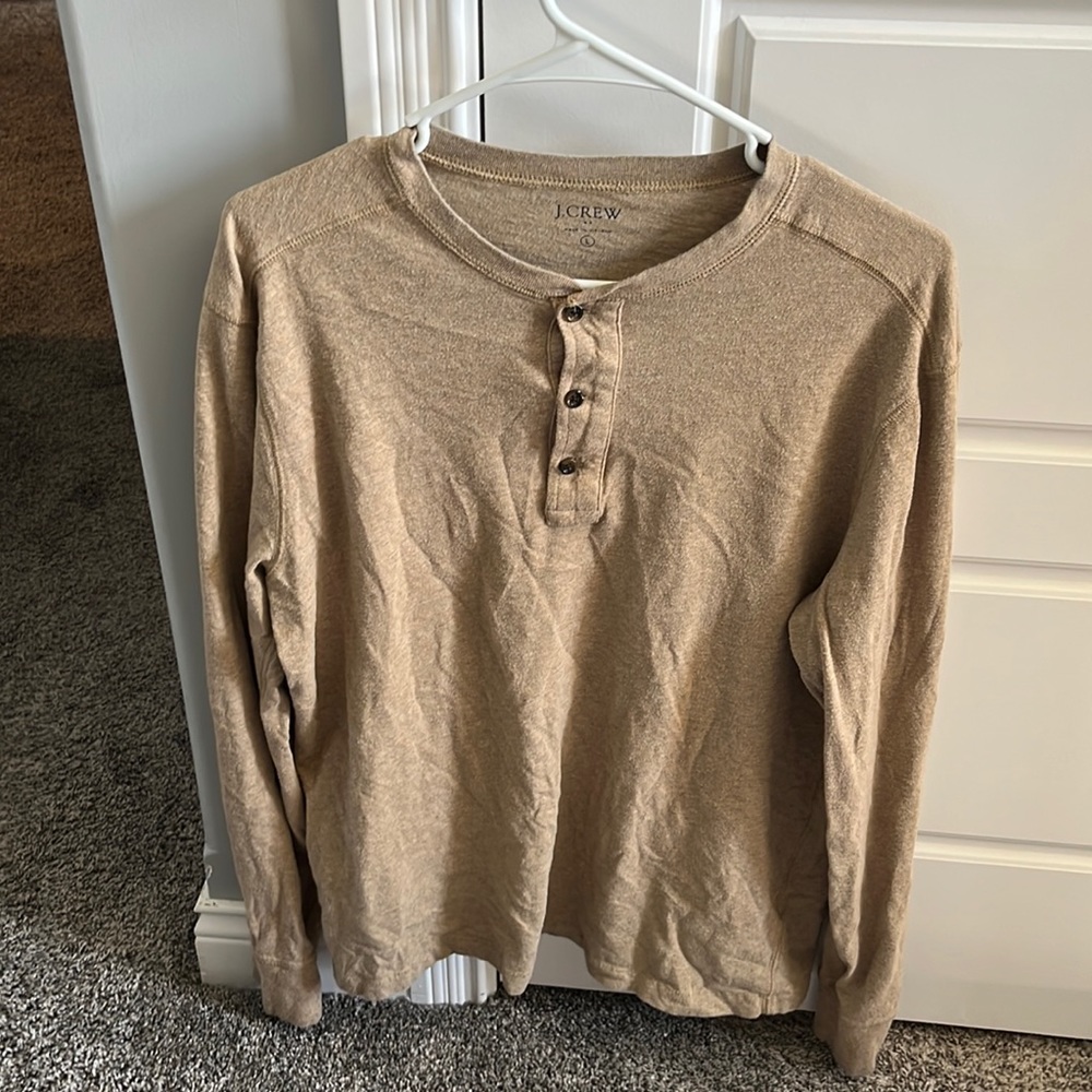 J-Crew Button up shirt, Size Large